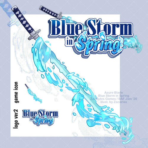 Azure Blade (Katana) Asset - Blue Storm in Spring (2026)