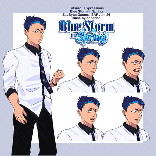 Tatsurou Sprite & Expressions Blue Storm in Spring (2026) Tatsurou Sprite & Expressions Blue Storm in Spring (2026)